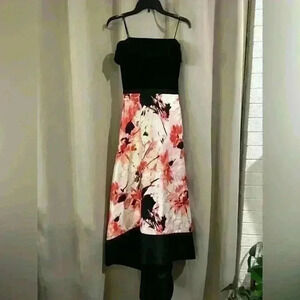 strapless open back dress MISHA Vanessa Gown Cherry Red  shortandsweethire